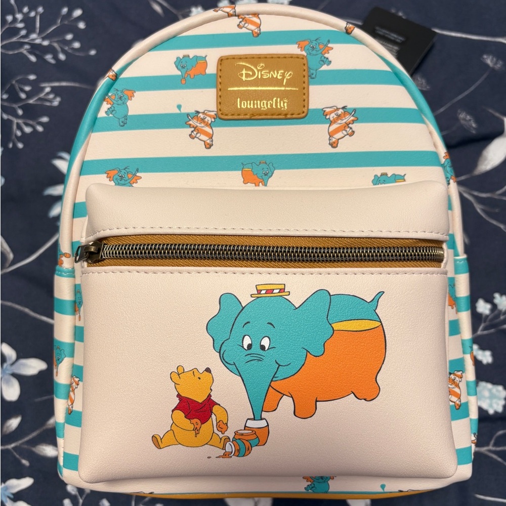 Disney Loungefly Winnie The Pooh Heffalump Backpack NWT